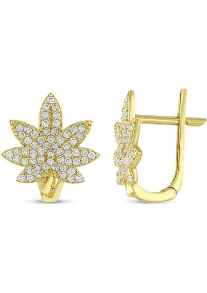 Altın Tasarım Küpe - 14K