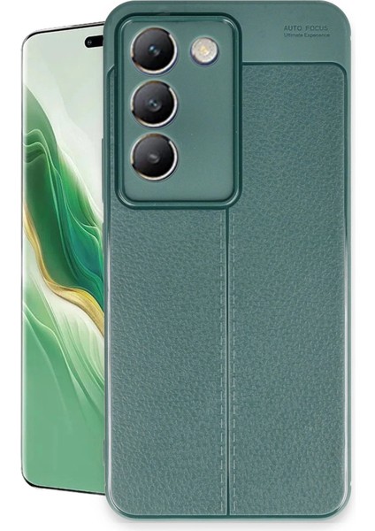 Vivo V30 Lite 4g Kılıf Auto Focus Kapak - Koyu Yeşil - FKU1285-5232