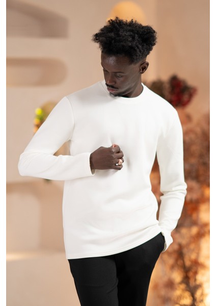 Modal Esnek Kumaş Regular Fit Mevsimlik Sweatshirt fiyatları