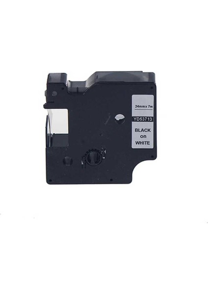 53713 Muadil Beyaz-Siyah D1 Yedek Şerit 24MM x 7m