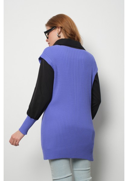 Fitilli Triko Süveterli Gömlek Ikili Kombin fırsatları