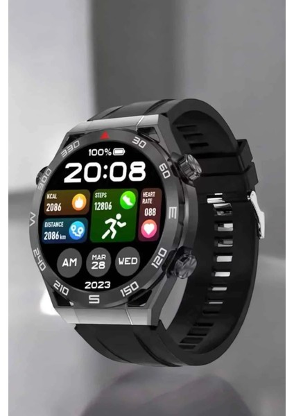 Akıllı Saat Yeni Nesil 2024 Model Metal Kordonlu Bluetooth Bağlantılı indirimleri