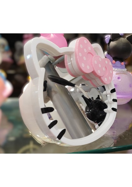 Hello Kitty Figürlü Ayna Makyaj Kutusu Bölmeli 19CM * 16 cm