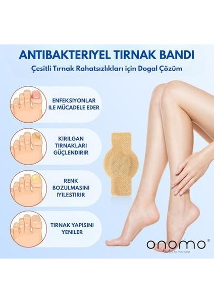 Onomo Tırnak Mantarı Bandı, Hidrojel Tırnak Bakımı 5 Adet modelleri