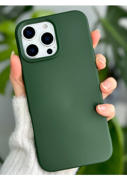 Iphone 14 Promax Uyumlu Içi Kadife Esnek Silikon Leke Tutmaz Lansman Kılıf