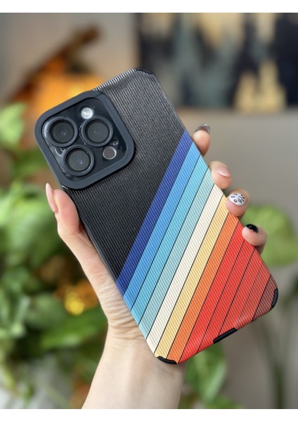 Iphone 14 Pro Kaplama Tasarımlı Desenli Esnek Silikon Kılıf