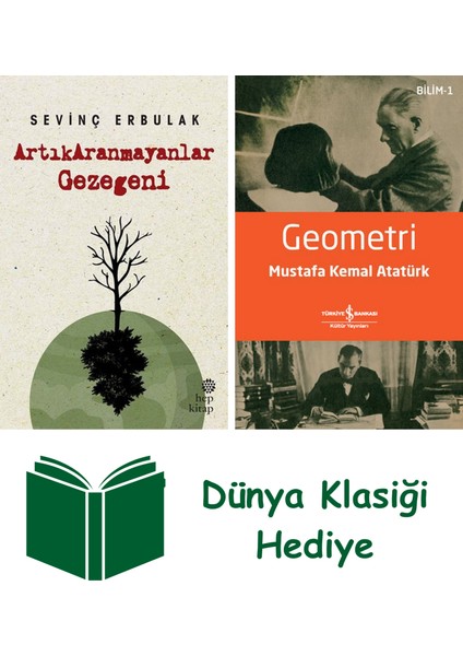 Artıkaranmayanlar Gezegeni + Geometri + Dünya Klasiği Hediye