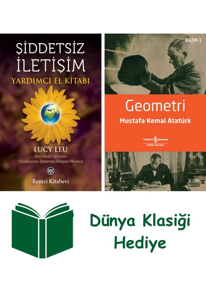 Şiddetsiz Iletişim - Yardımcı El Kitabı + Geometri + Dünya Klasiği Hediye
