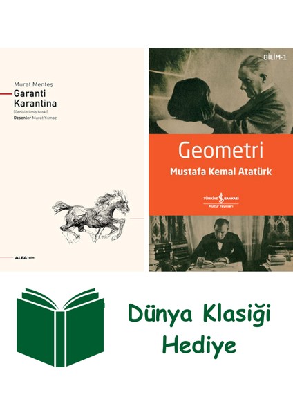 Garanti Karantina + Geometri + Dünya Klasiği Hediye