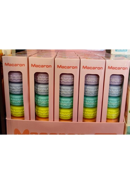 Macaron Model Fosforlu Kalem 6 Renk Bir Arada (1 Adet ) fiyatları