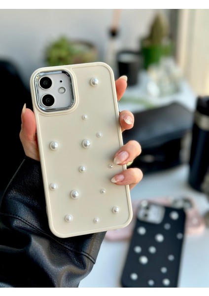 Iphone 12 ve 12 Pro Uyumlu Pearl Tasarım Oyuncaklı Esnek Silikon Kılıf modelleri