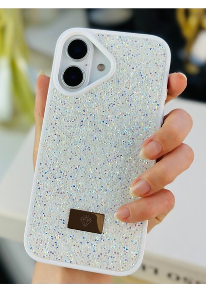 Iphone 16 Uyumlu Elmas Tasarımlı Taşlı Işıltılı Parlak Pırlanta Silikon Kılıf fiyatları