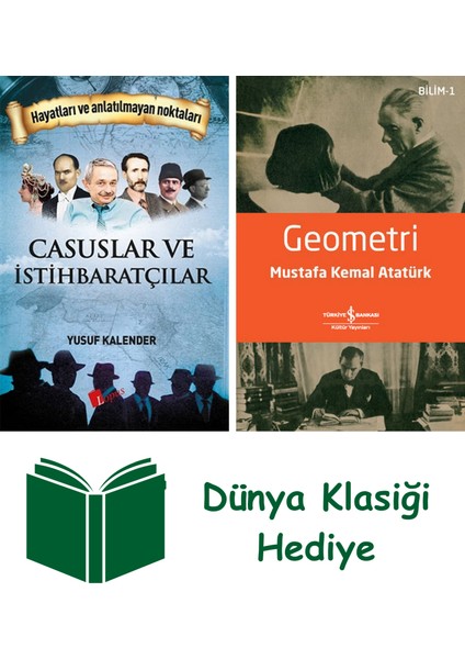 Casuslar ve Istihbaratçılar + Geometri + Dünya Klasiği Hediye