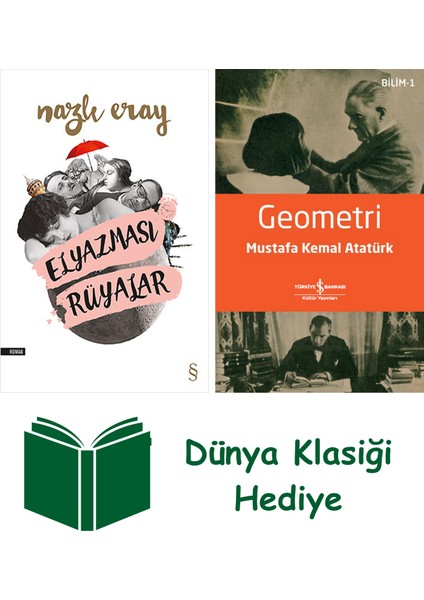 Elyazması Rüyalar + Geometri + Dünya Klasiği Hediye