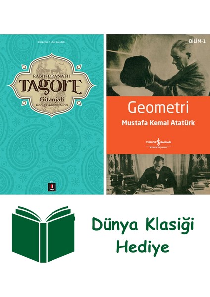 Gitanjali + Geometri + Dünya Klasiği Hediye