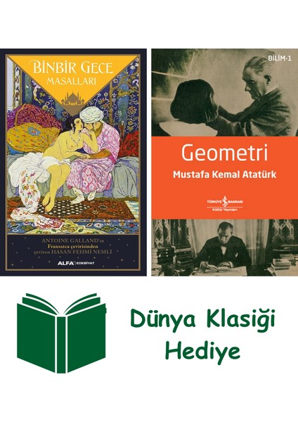 Binbir Gece Masalları + Geometri + Dünya Klasiği Hediye