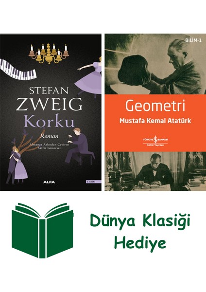 Korku + Geometri + Dünya Klasiği Hediye