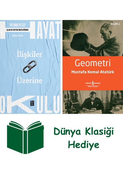 Hayat Okulu - Ilişkiler Üzerine + Geometri + Dünya Klasiği Hediye