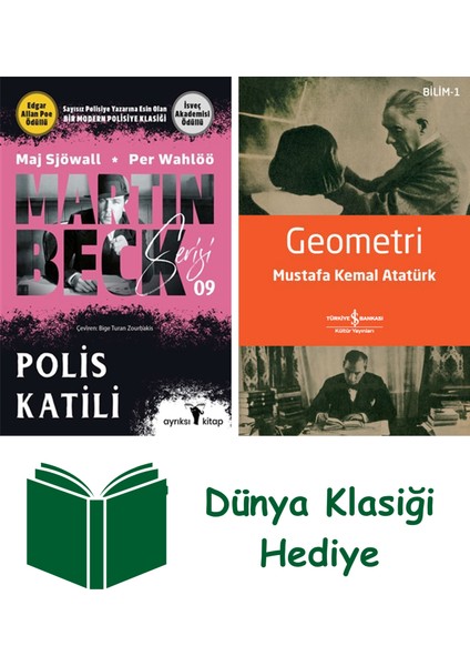 Polis Katili + Geometri + Dünya Klasiği Hediye