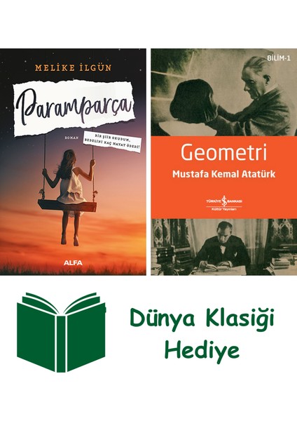 Paramparça + Geometri + Dünya Klasiği Hediye
