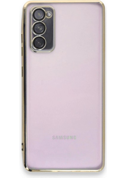 Samsung Galaxy S20 Fe Kılıf Lensli Silikon - Gold - FKU1303-2374 fiyatları