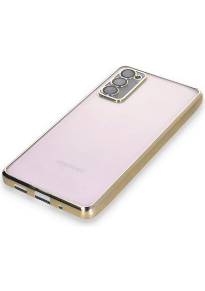 Samsung Galaxy S20 Fe Kılıf Lensli Silikon - Gold - FKU1303-2374 fırsatları