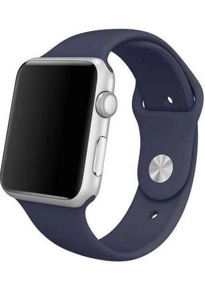 Ally Apple Watch 7-8 45MM 6-5-4 44MM Silikon Kordon Kayış 3-2-1 42MM-(5775) - ?69?40E5-4G5769