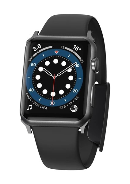 Baseus Slip-Thru Apple Watch Ultra 49MM 7-8 45MM 6-5-4 44MM Silikon Kordon Kayış 3 - ?43?51E1-1G2