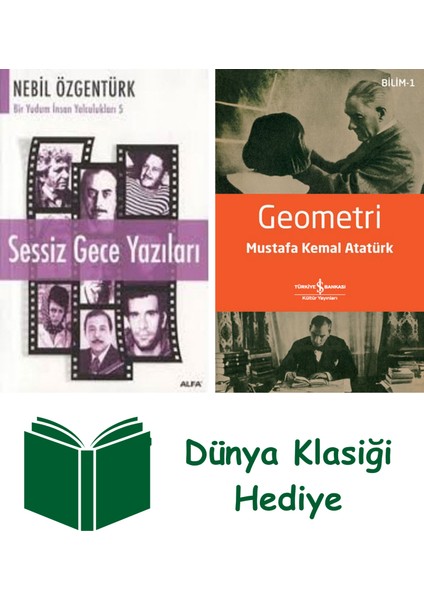 Sessiz Gece Yazıları + Geometri + Dünya Klasiği Hediye
