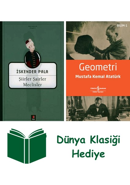 Şiirler Şairler Meclisler + Geometri + Dünya Klasiği Hediye