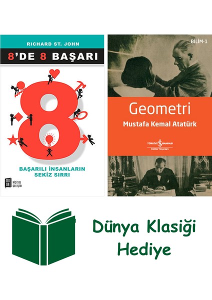 8'de 8 Başarı + Geometri + Dünya Klasiği Hediye