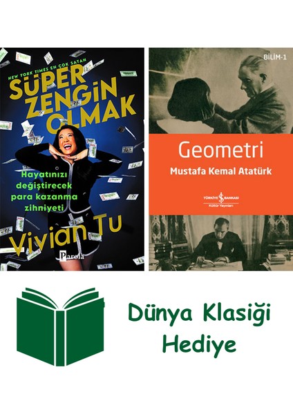 Süper Zengin Olmak + Geometri + Dünya Klasiği Hediye