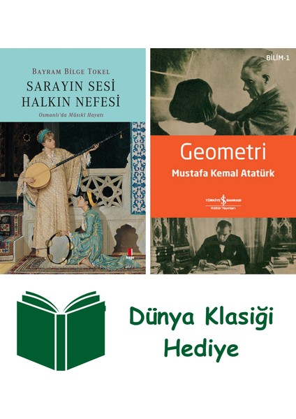 Sarayın Sesi Halkın Nefesi + Geometri + Dünya Klasiği Hediye