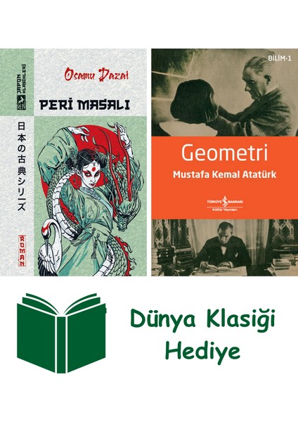 Peri Masalı + Geometri + Dünya Klasiği Hediye