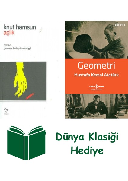 Açlık + Geometri + Dünya Klasiği Hediye