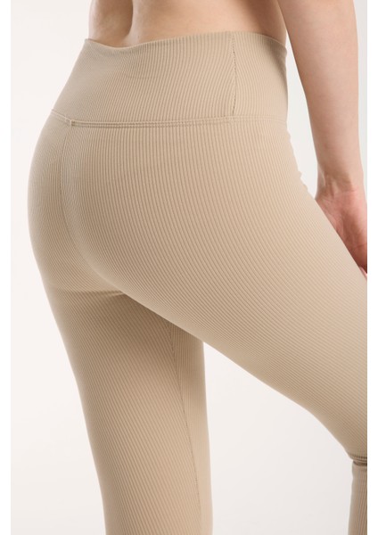 Fitilli Şardonlu Içi Polarlı Yüksek Bel Toparlayıcı Tayt indirimleri