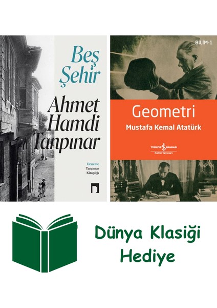 Beş Şehir + Geometri + Dünya Klasiği Hediye