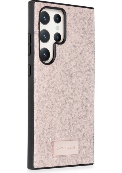 Techmrt Onegif Samsung Galaxy S23 Ultra Bright Simli Kapak - Pembe fiyatları