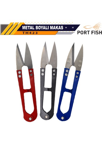 Portfish Makas Metal Boyalı