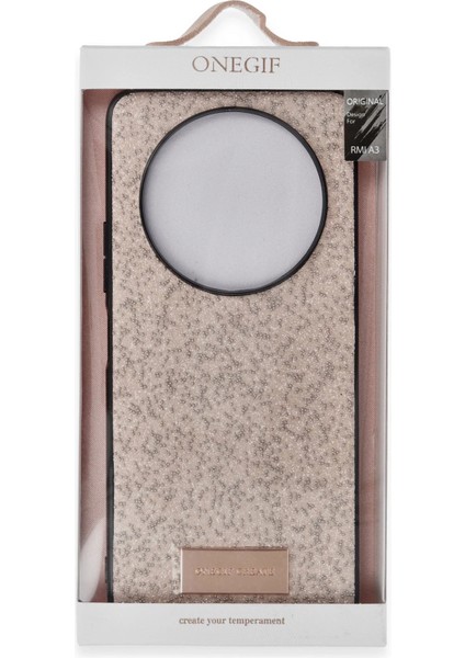 Techmrt Onegif Xiaomi Redmi A3 4g Bright Simli Kapak - Gold modelleri