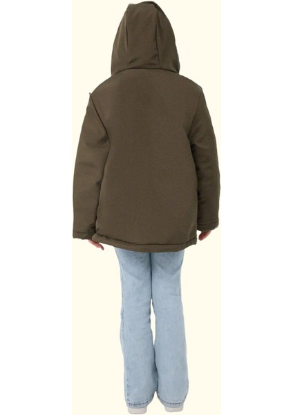 Kız Çocuk Kürklü Su ve Rüzgar Geçirmez Kapüşonlu 3 Kışlık Mont & Kaban & Parka fırsatları