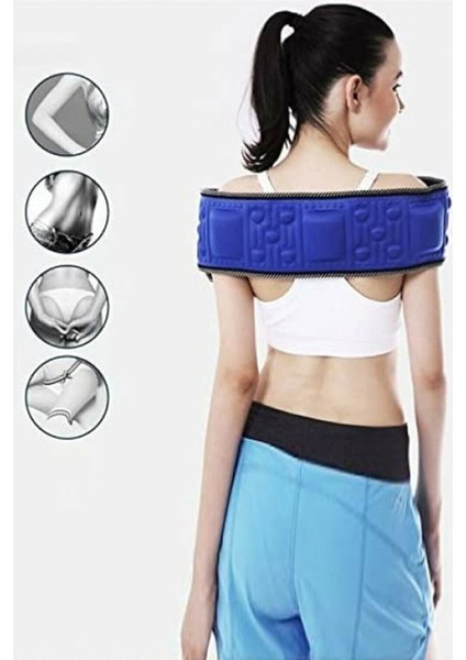 5 Motorlu ve Masaj Kemeri Elektrikli Titreşimli Bel Egzersiz Bacak Göbek Karın Masajı