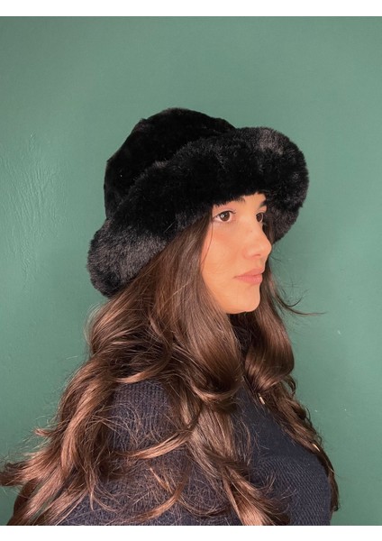 Kürk Kenarlı Yumuşak Bucket Kışlık Şapka fırsatları