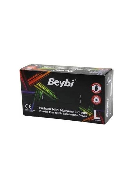 Nitril Eldiven Siyah Large