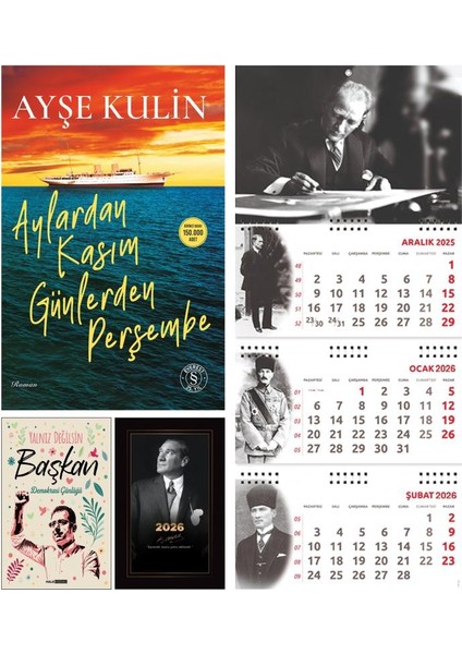 Aylardan Kasım Günlerden Perşembe ve Yalnız Değilsin Başkan - Istikbal Ajanda - Imza Duvar Takvimi