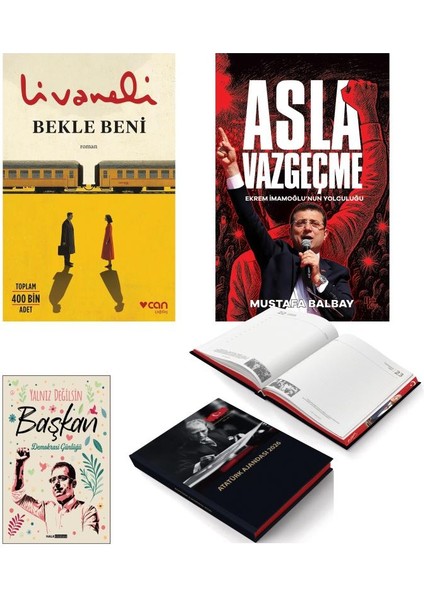 Bekle Beni - Asla Vazgeçme ve Yalnız Değilsin Başkan - Ciltli 2026 Ajanda