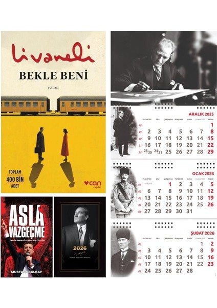 Bekle Beni ve Asla Vazgeçme - Istikbal Ajanda - Imza Duvar Takvimi