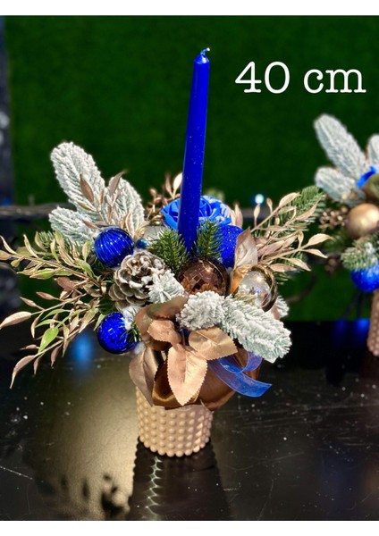 Yılbaşı Lüks Tasarım Dekor Mumluk fiyatları