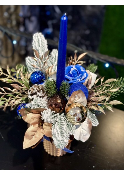 Yılbaşı Lüks Tasarım Dekor Mumluk fırsatları