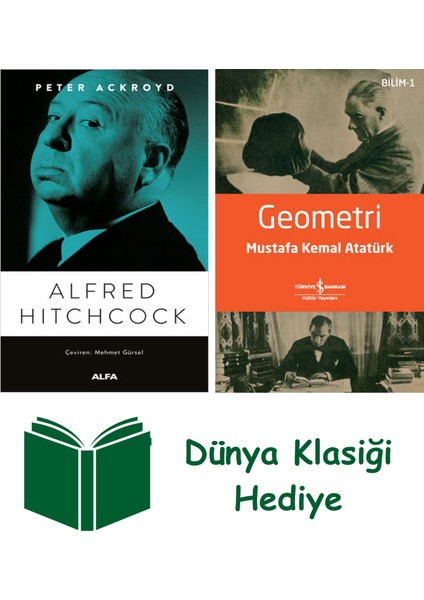 Alfred Hitchcock + Geometri + Dünya Klasiği Hediye
